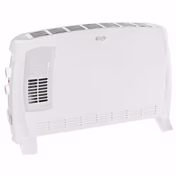Argoclima JAZZ T, Chauffage de ventilateur électrique, 24 h, Intérieure, Blanc, 2000 W, 750 W