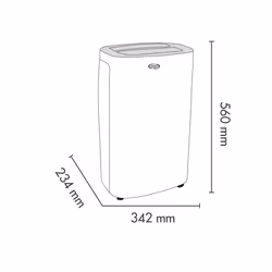 Argoclima Dry nature 21 3,8 L 310 W Blanc - Vue supplémentaire 5