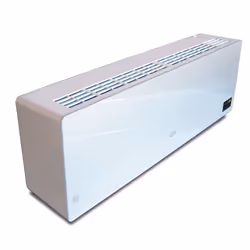 Argoclima Chic Silver, Chauffage de ventilateur électrique, Vitrocéramique, 8 h, Sol, Argent, LED