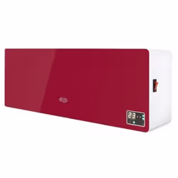 Argoclima Chic Berry, Chauffage de ventilateur électrique, Vitrocéramique, 12 h, Intérieure, Mur, Cerise