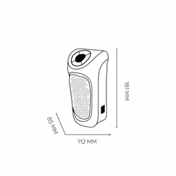 Argoclima MIO Noir 350 W - Vue supplémentaire 6