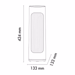 Argoclima Homer Intérieure Noir, Blanc 2000W - Vue supplémentaire 6