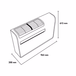 Argoclima Apollo 12HP Climatiseur portatif 29 dB Blanc - Vue supplémentaire 7