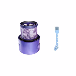 Filtres pour Dyson Cyclone V10 SV12 Series avec brossette. Modèles Compatibles : Dyson V10 Cyclone, V10 Absolute, V10 Animal, ...