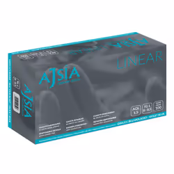 Ajsia LINEAR Gants jetables Violet Mousse de nitrile