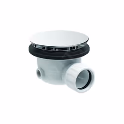 Garniture de vidage du receveur de douche matériau : plastique vidage 90 mm avec cache-bonde en chrome Fabricant : Ideal Stan ...