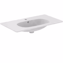Lavabo à encastrer avec trop-plein dimensions : 825 x 450 x 165 mm matériau : céramique sanitaire avec 1 trou pour mitigeur d ...