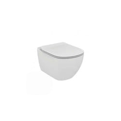Cuvette de toilette suspendue Ideal Standard Tesi - T354601 - Avec abattant SoftClose - Technologie AquaBlade - Couleur blanche