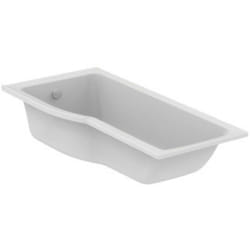 Baignoire pour bain douche 150x80 asymétrique Connect Air droite blanc - Ideal Standard