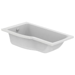 Baignoire pour bain douche 150x80 asymétrique Connect Air gauche blanc - Ideal Standard