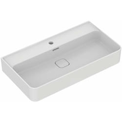 Strada ii - Lavabo 80x43 cm, 1 trou pour robinet, blanc T300101 - Ideal Standard