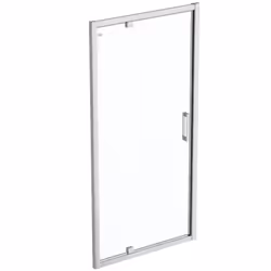 Porte de douche pliante pour niche ou pour combinaison avec un paroi fixe réversible dimension : 1000 x 1950 mm réglage : 970 ...