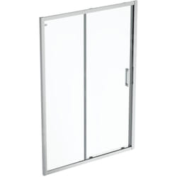 Connect 2 - Porte de douche coulissante, 2 pièces, 1.200 mm, silver bright/verre clair K9277EO - Ideal Standard