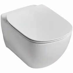 Ensemble de WC suspendu et abattant ultraplat Cuvette suspendue avec technologie de chasse d’eau innovante AQUABLADE® pour ré ...