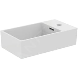 Ideal Standard - Extra - Lave-main 450x250 mm, avec trop-plein, trou pour robinet à droite, blanc T373401