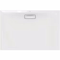 Receveur de douche ultra-fin de forme rectangulaire dimensions : 1200 x 800 x 25 mm (l x p x h) couleur : blanc matériau : ac ...