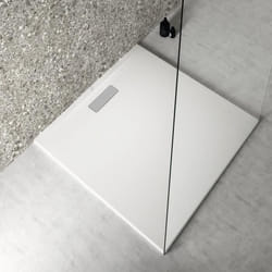 Receveur  100 X 100 Ultra Flat New acrylique carre blanc mat