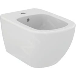 Ideal Standard - Tesi - Bidet suspendu, 360x530 mm, avec trop-plein, trou pour la robinetterie, blanc T457001