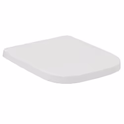 Abattant WC - IDEAL STANDARD - I.LIFE A - Plastique Thermodur - Charnières en Inox - 445 x 36 cm