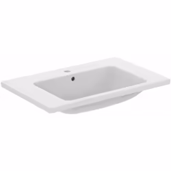 Lavabo en céramique à encastrer couleur : blanc matériau : céramique dimensions : 810 x 510 x 180 mm avec trou pour la robine ...