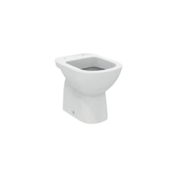Pot à terre décharge au sol blanc brillant avec siège slim Ideal Standard i.Life - Senza coprivaso