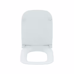 Abattant de WC couleur : blanche matériau duroplast dimensions 450 × 360 × 45 mm conception ultra-plate charnières en acier n ...