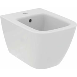 Ideal Standard - i.Life s - Bidet suspendu, 355x480 mm, avec trop-plein, trou pour robinetterie, blanc T459301