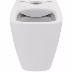 Cuvette de toilette à poser coloris : blanc matériau : céramique sanitaire dimensions : 400 x 360 x 605 mm sortie horizontale ...