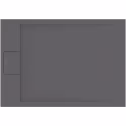 Ideal Standard Ultra Flat S i.life 1x baignoire de douche rectangulaire Matériau : fonte minérale (Ideal Solid) Dimensions ex ...