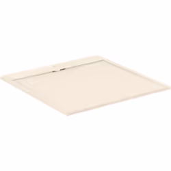 Ideal Standard Ultra Flat S i.life 1x baignoire de douche carrée Matériau : fonte minérale (Ideal Solid) Dimensions extérieur ...