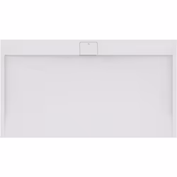 Ideal Standard Ultra Flat S i.life 1x baignoire de douche rectangulaire Matériau : fonte minérale (Ideal Solid) Dimensions ex ...