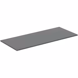 Plaque de lavabo couleur : gris mat quartz matériau : MFC - bois composite dimensions : 1202 x 507 x 18 mm épaisseur de la pl ...