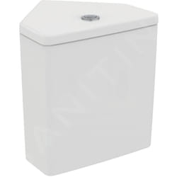 Ideal Standard - i.Life s - Réservoir de chasse d'angle, alimentation par le bas, blanc T520101