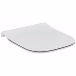Abattant de WC couleur : blanche matériau duroplast dimensions 410 × 360 × 50 mm conception ultra-plate avec fonction frein d ...