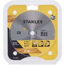 STA 10080 Carbone, chromé. (X10080) 1 lame mm 140x12,7 100 dents