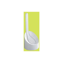 Gedy - Art . 2033 porte-brosse de toilette brosse de toilette chiot accessoires en plastique blanc pour toilette et salle de bain