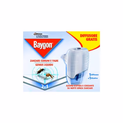 Diffuseur vaporisateur liquide anti-moustique Baygon avec 1 recharge de protection