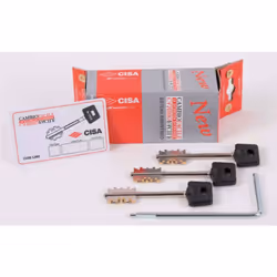 Composé de 3 clés + 1 outil de changement Art.06520.50.1 clé courte, pour serrures mod.17600-57600-57900
