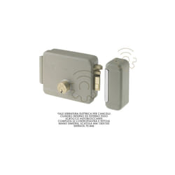Assa Abloy - Serrure a lectrique Yale pour portails a gauche entrA e 130 x 105 mm Verrou autobloquant a cylindre intA rieur et extA rieur de 70 mm