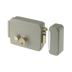 Assa Abloy - Serrure électrique yale art.688 pour portails avec bouton et cylindre fixe interne et externe - Salon