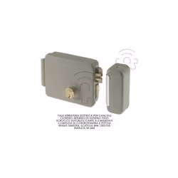 Serrure A lectrique Yale pour portails A gauche entrA e 130 x 105 mm Verrou autobloquant A cylindre intA rieur et extA rieur  ...