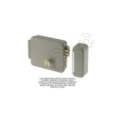 Yale - Serrure a lectrique pour portails boA te a gauche EntrA e 130 x 105 mm Verrou autobloquant a cylindre intA rieur et extA rieur de 70 mm 2