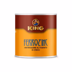 King Peinture grise ferrozinc galvanisA e A froid 500 ml pour fer antirouille