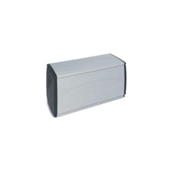 Coffre Terry box 120 Qnoir support bois conteneur en polypropyle'ne 120x54x57 cm 2 roues d'un cote'