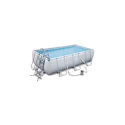 Bestway - Piscine hors-sol rectangulaire 56441 Power Steel 404x201x100 cm avec pompe de filtration a' cartouche