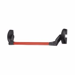 Barre ovale anti-panique rouge La barre ovale anti-panique rouge mesure 90 x 2,2 cm et est fabriquée en acier peint. Ce produ ...