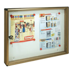 Alubox - Tableau d'affichage magnétique bronzé mm.550x5x40h trimec - Salon