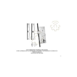 Assa Abloy - Serrure a lectrique Yale pour bois 89 x 183 mm boA te 60 mm double pA ne avec loquet de retour automatique
