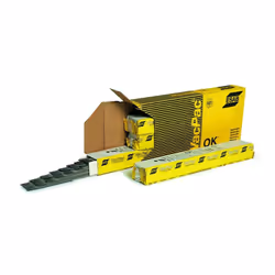 ÉLECTRODES ESAB Art.OK 48.03 basic adaptées aux aciers jusqu'à 0,32% de carbone. Pour structures navales, tuyaux et conteneur ...