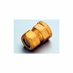 raccord gaz en laiton bicA ne droit F 3/8 x 10 mm ogive tA flon
